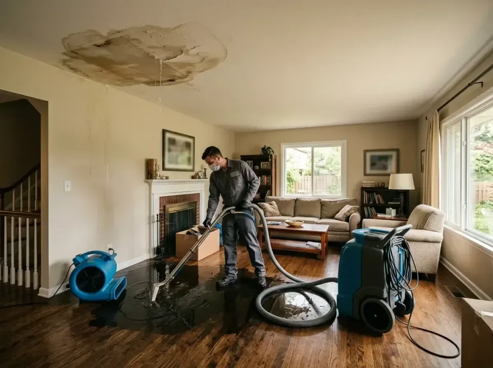 attic-pipe-burst-ceiling-drip-008 — frequently asked questions, Water Damage Restoration & Carpet Care in Fordyce, AR